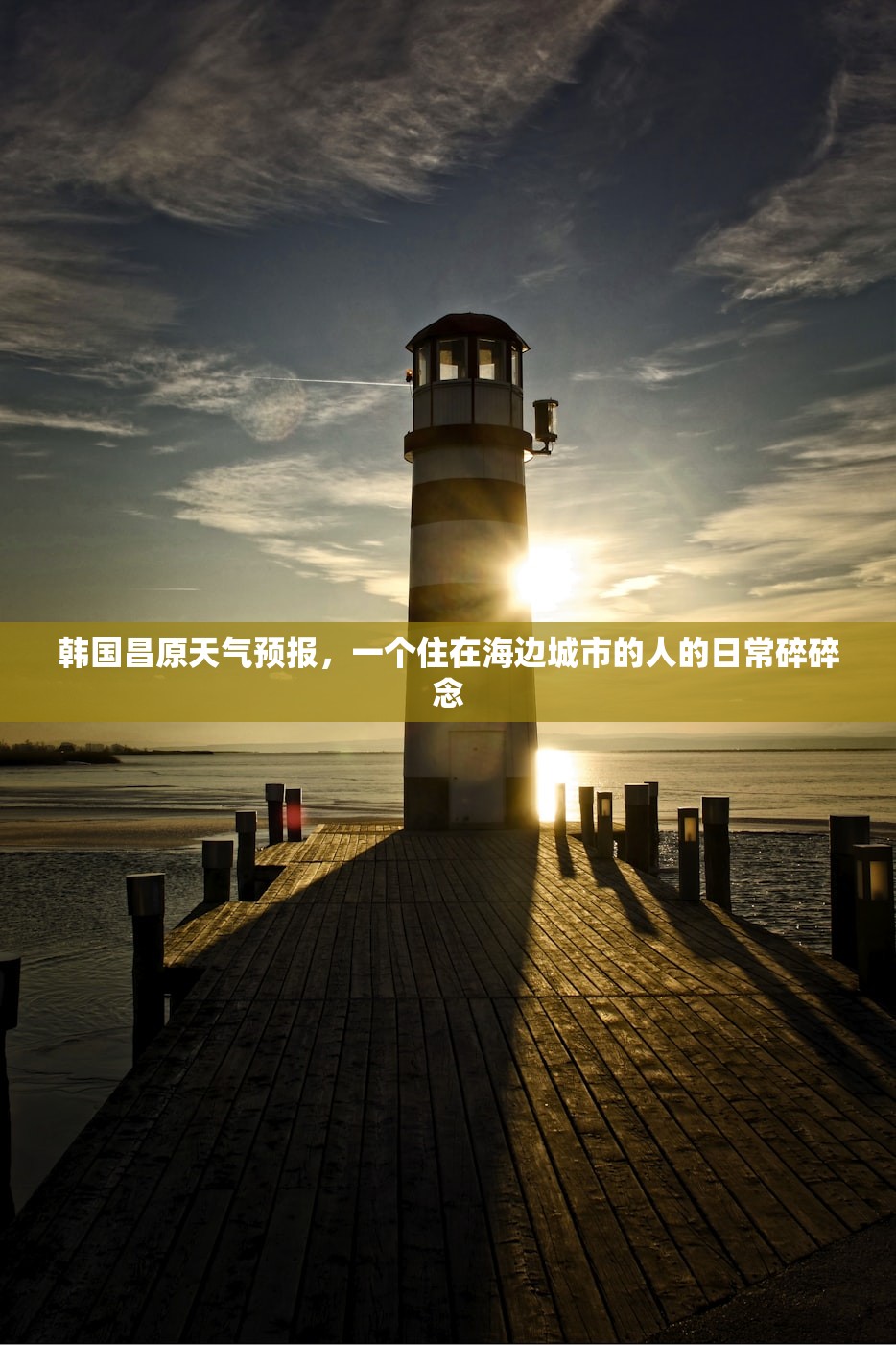 韩国昌原天气预报，一个住在海边城市的人的日常碎碎念